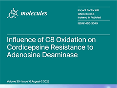 8-OXO-Cordycepin Is Not a Suitable Substrate for Adenosine Deaminase-Preliminary Experimental and Theoretical Studies