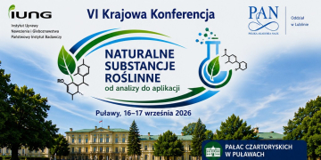 Konferencja naukowa Naturalne Substancje Roślinne – od analizy do aplikacji