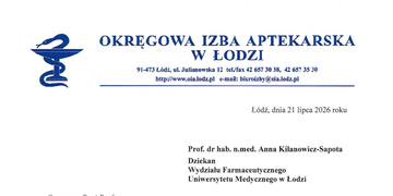 Podziękowania dla studentów za udział w organizacji 8. Ogólnopolskiego Biegu „Recepta na Zdrowie”